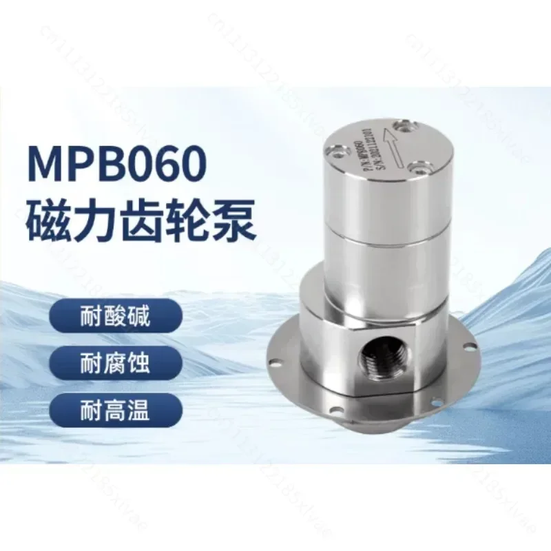 Stainless Steel Magnetic Coupling Micro Gear Metering Pump, High Flow High Pressure Mini Dosing Pump for Coffee Machine
