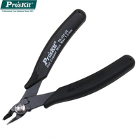 Proskit 1PK-25P-CE/25P-E precision PC electronic circuit assembly miniature cutting pliers with safety clip andconductive handle