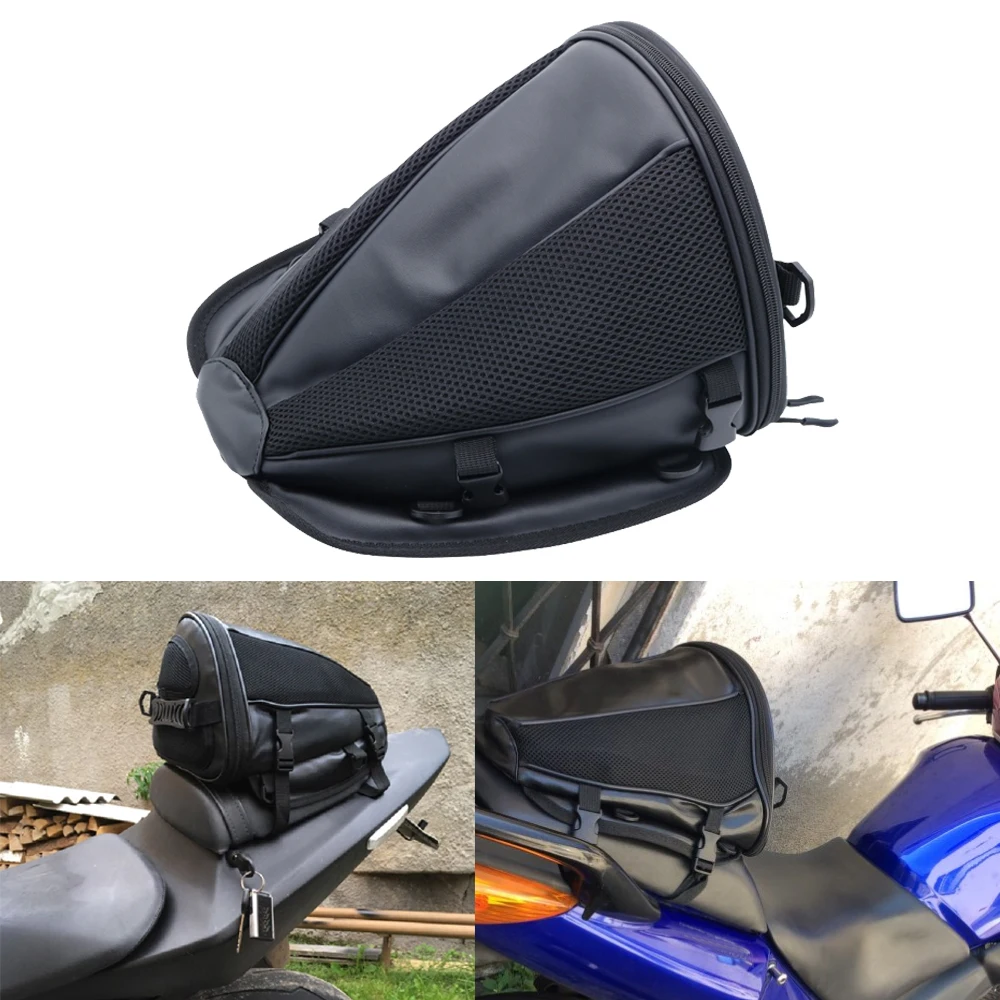 Waterdichte Motorfiets Achterbank Tas Multifunctionele Crossbody Schoudertas Motorfiets Staarttas Voor Harley Bmw Honda Motocross