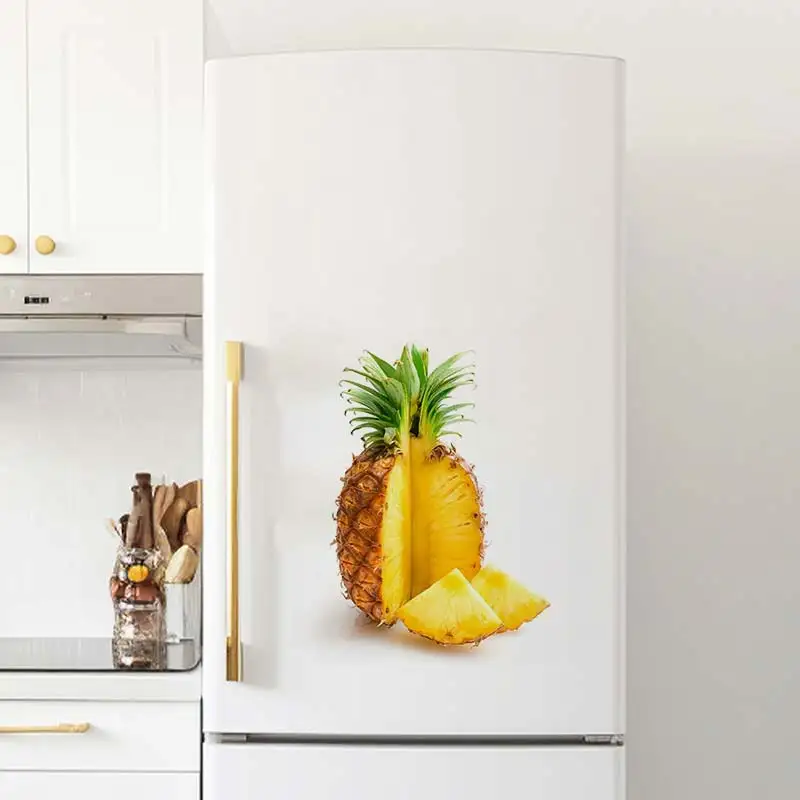 Wall Sticker Hand-Painted Beautiful Fruit Sticker Kitchen Dining Room Decoration Refrigerator Waterproof  Decal Stickers M776