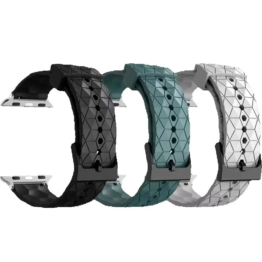 Soft Silicone Strap For Apple Watch Series 11 10 9 8 46mm 42mm 44mm 45mm 40mm 41mm Sport Bracelet For iWatch Ultra 3 2 49mm Band