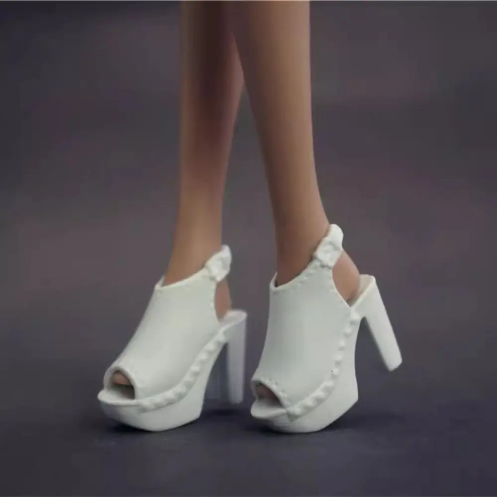 ใหม่แฟชั่น 30 ซม.รองเท้าตุ๊กตาพลาสติก 2.2 ~ 2.4 ซม.ความยาวเท้าตุ๊กตาอุปกรณ์เสริมรองเท้าส้นสูงรองเท้าตุ๊กตาอุปกรณ์เสริม