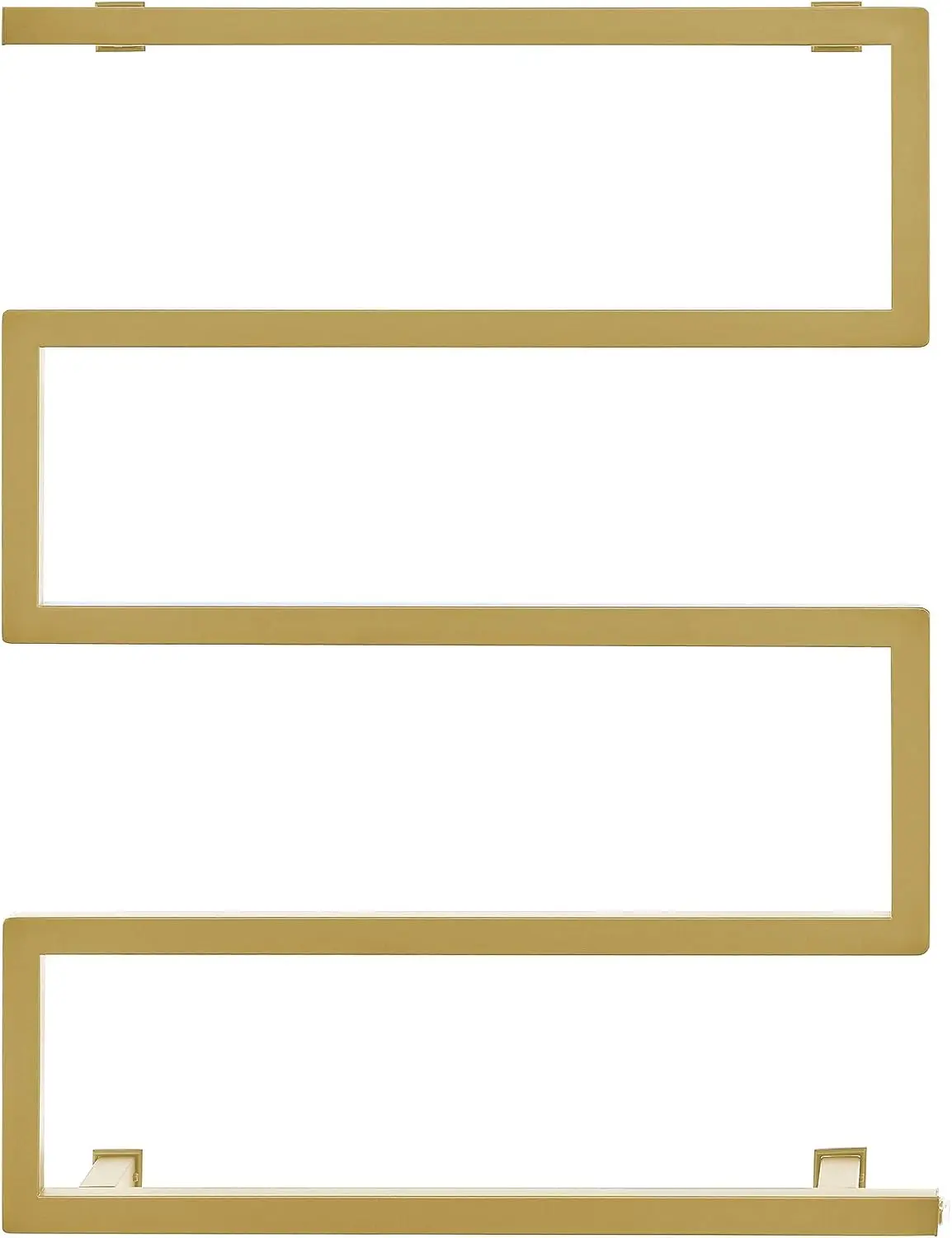 Voltaire 5-Bar Electric Towel Warmer Heated Towel Racks for Bathroom in Brushed Gold