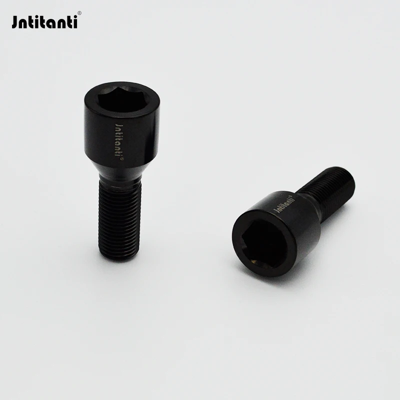 

Jntitanti с шестигранной головкой, коническое сиденье Gr.5, титановый колесный болт M12x1,25 для французских итальянских автомобилей, блокировка колес