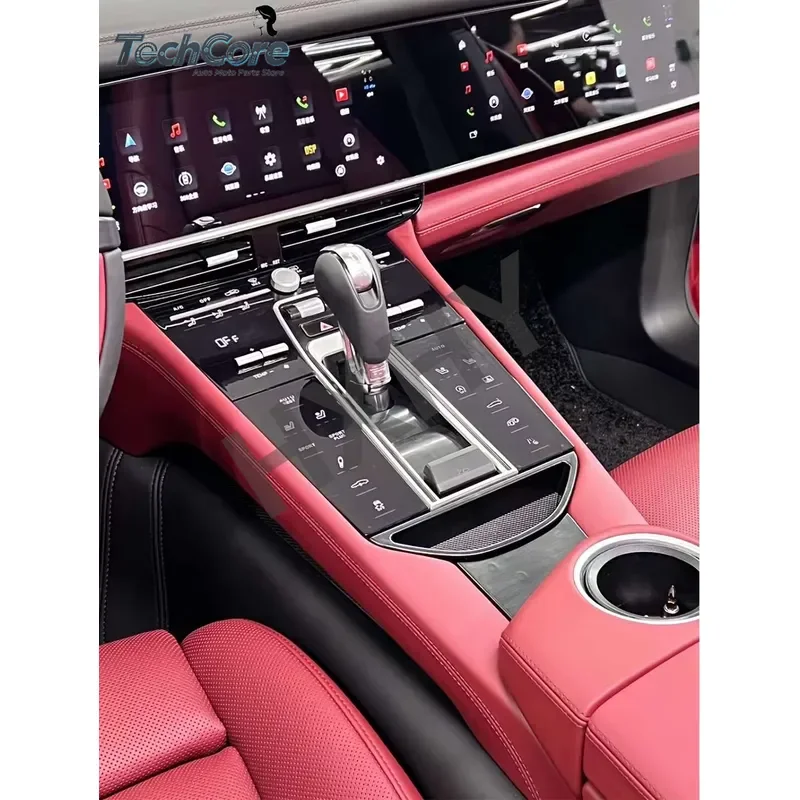 HXHY Car Digital Console Front AC Panel for Panamera 2010-2016 Full Touch 2024 Style Multimedia Player Control