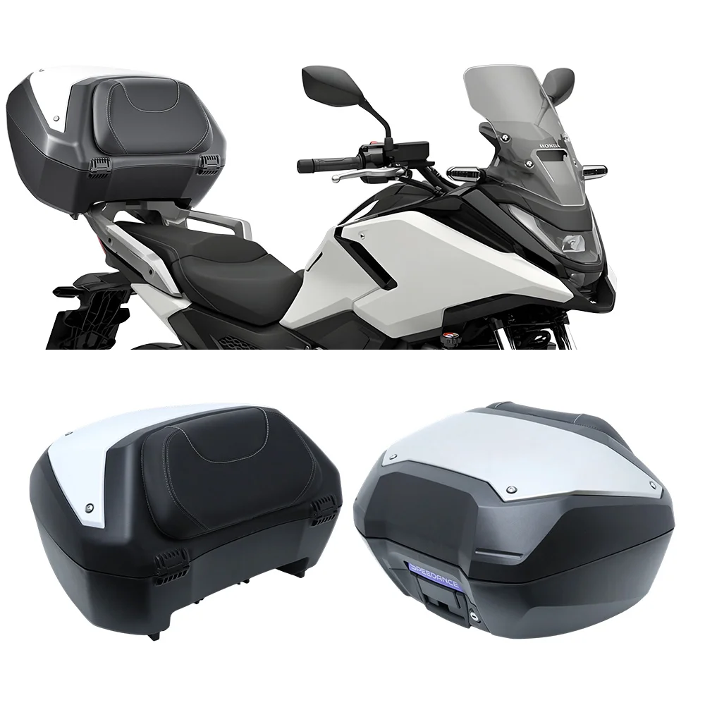 Speedance  NC750X Motorcycle Box Top Koffer, Lockable Heavy Duty Rear Trunk, Practical Top Case Luggage Container
