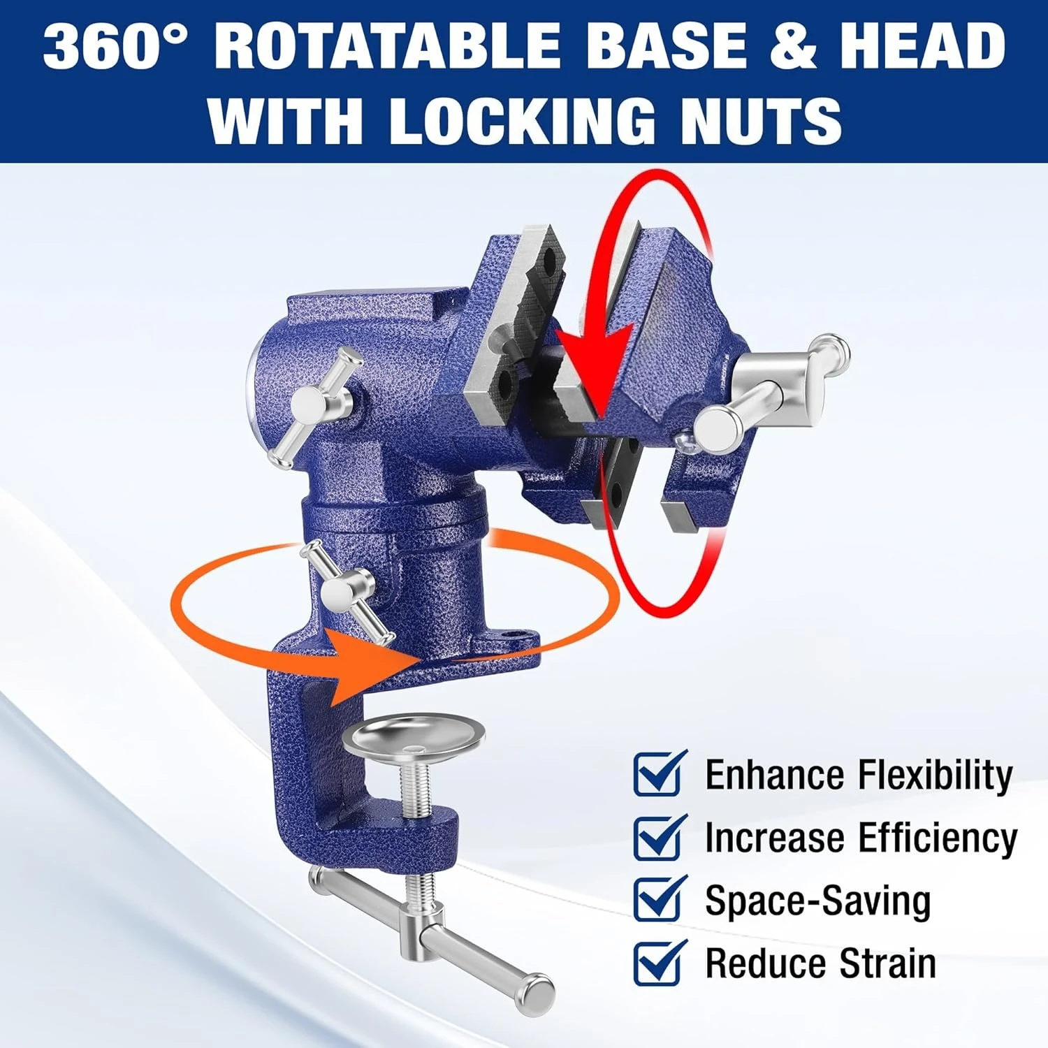 Dual Jaws Table Vise 2.5