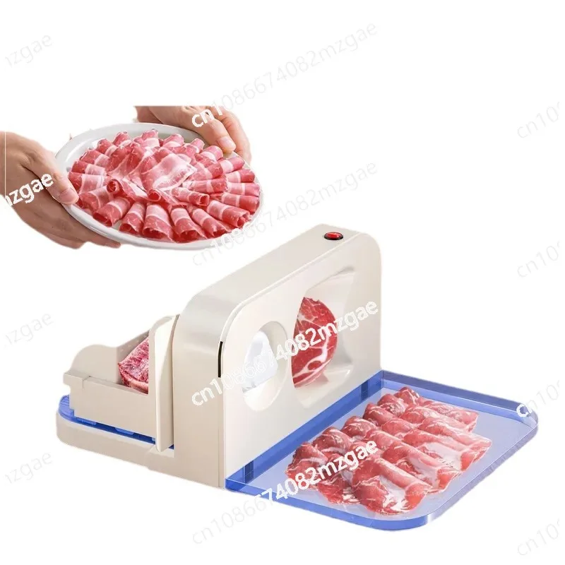 Electric lamb roll slicer, small frozen meat and fat beef slicer, meat slicer, household meat slicer, meat cutting tool