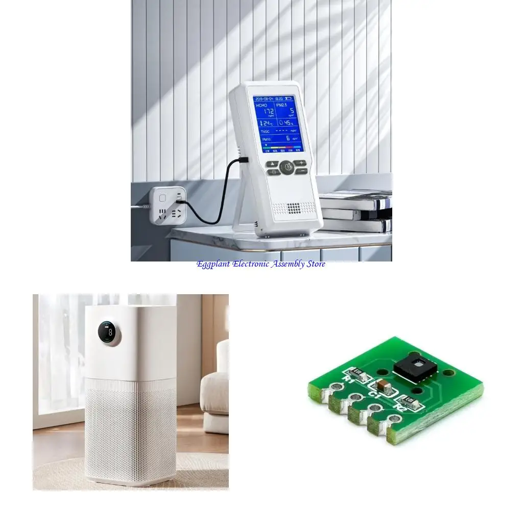 E28D Small Form Factor AHT21B Temperature Humidity Sensors Module Board Suitable for Space Constrained Applications