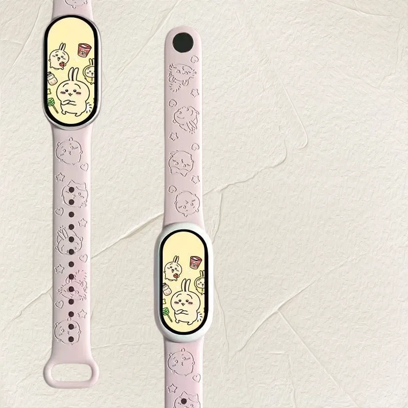 Chiikawa,portabl-In Stock cartoon Quick Release Strap for Xiaomi Mi Band 10 9 8 NFC Standard Version CompatibleVersion - view 4