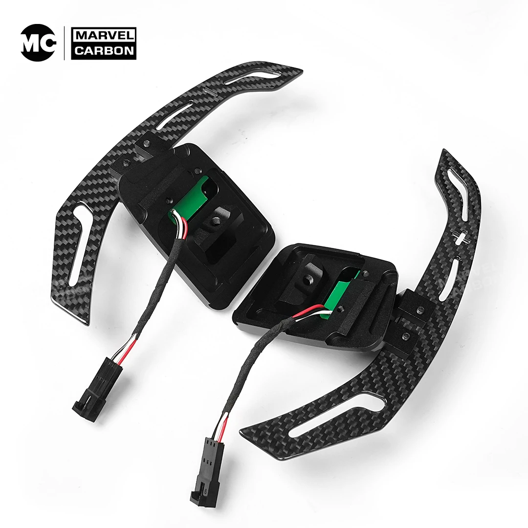 MC Carbon Fiber Steering Wheel Magnetic Shift Paddle For Land Rover Range Rover Sport 14-22 Jaguar XFL New Shift Paddles