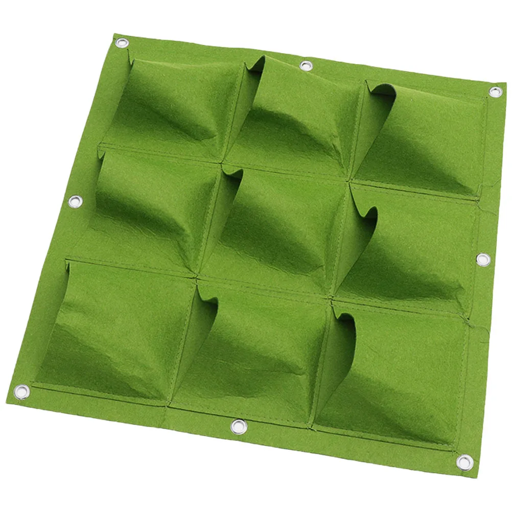 

Вертикальная подвесная кашпо-сумка с отличной воздухопроницаемостью и дренажем, многокарманные тканевые мешки для выращивания растений на открытом воздухе