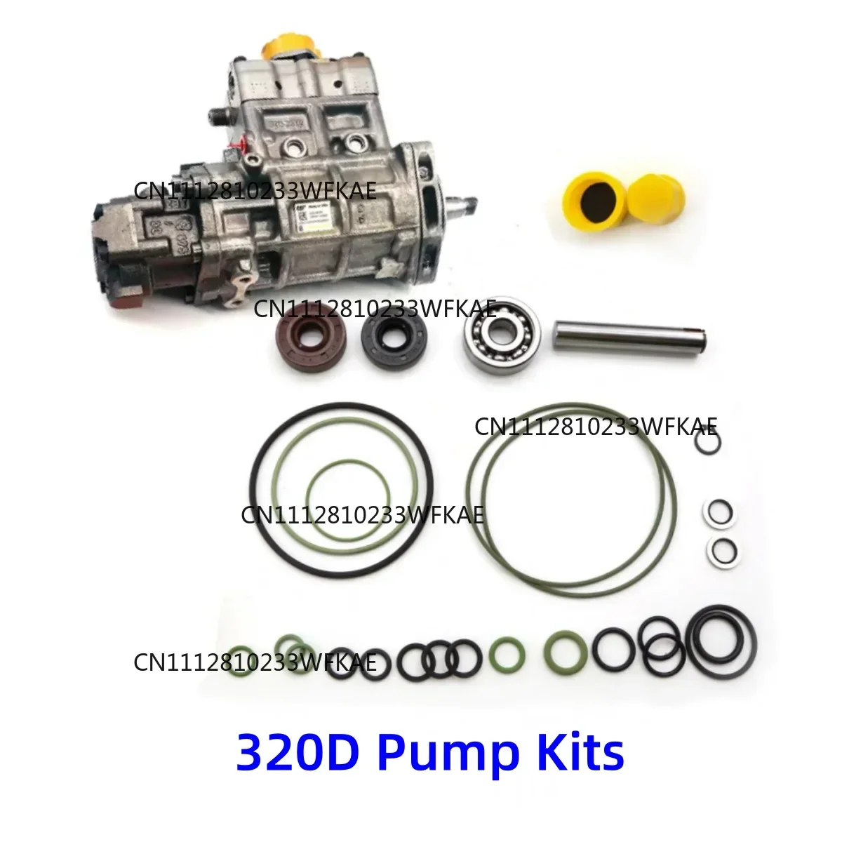 Common Rail Repair Kit for Caterpillar CAT 320D Pump C6.6 C6.4 326-4635 32F61-10302 10R-767610R-76762 326-4634 295-9127 317-8021