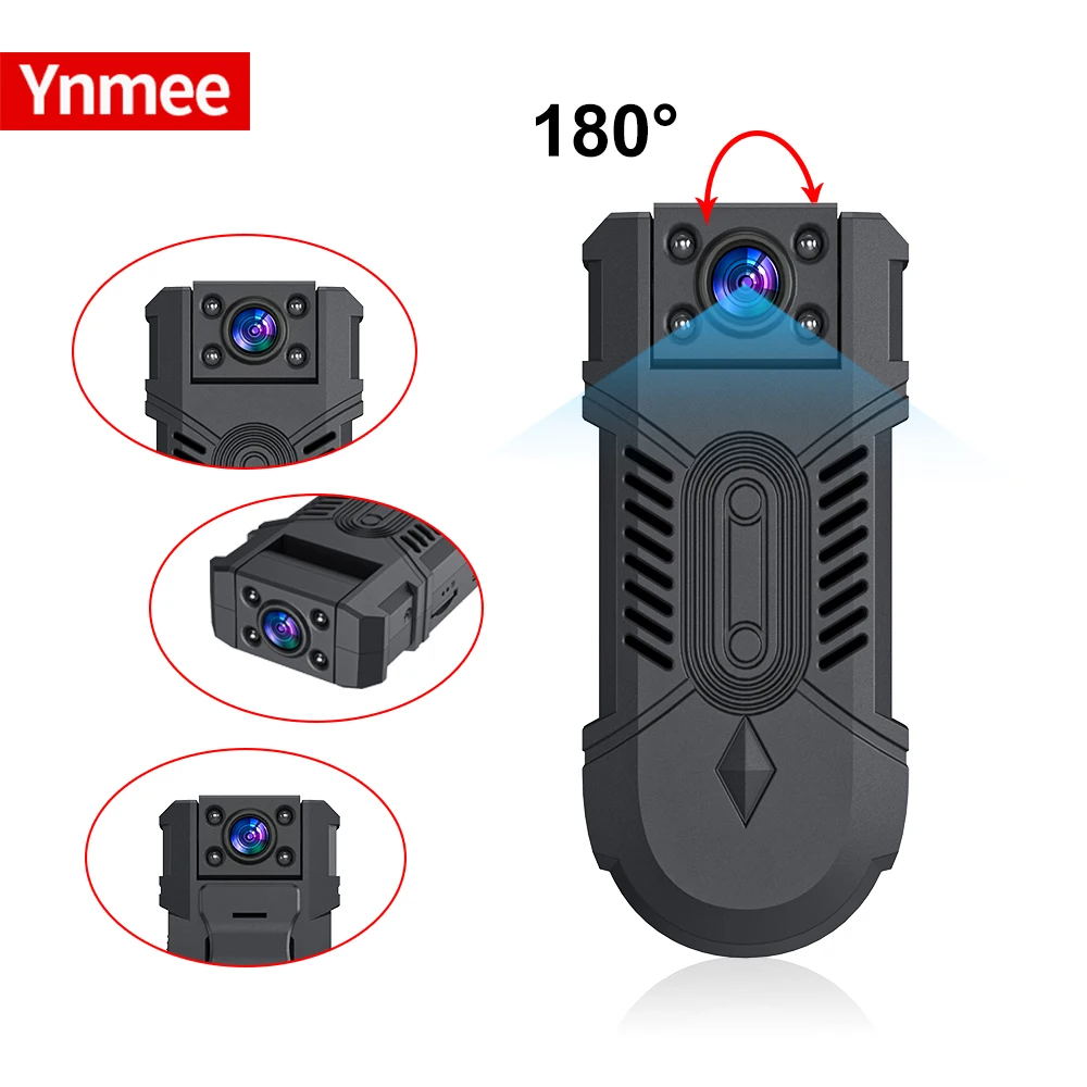 MD32 HD Mini Body Camera 1080p Portable Small Digital Video Recorder Night Vision Miniature Camcorder 8hours Working Police Cam