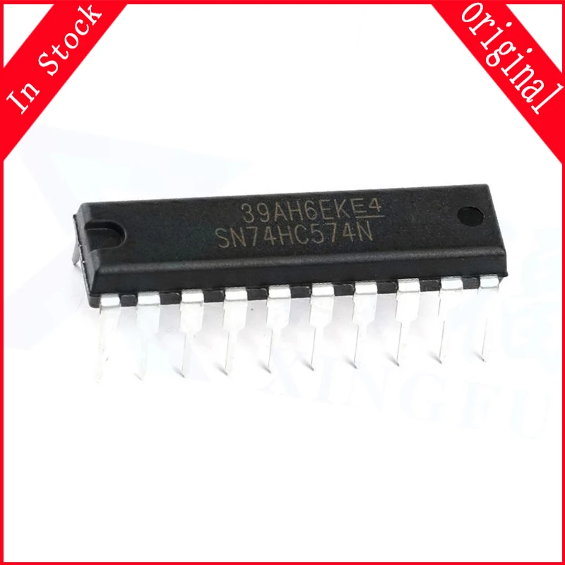 10PCS/lot SN74HC574N DIP20 74HC574N DIP-20 SN74HC574 74HC574 DIP original IC In Stock