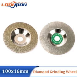 Amoladora de diamante de 100mm, herramienta rotativa de corte de 100mm, grano 50/grano 150