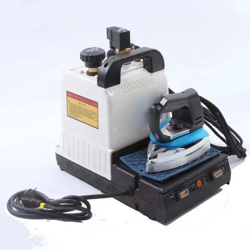 For QK-75 Factory wholesale more power small electric ironing machine portable industrial steam iron with 1.8L boiler