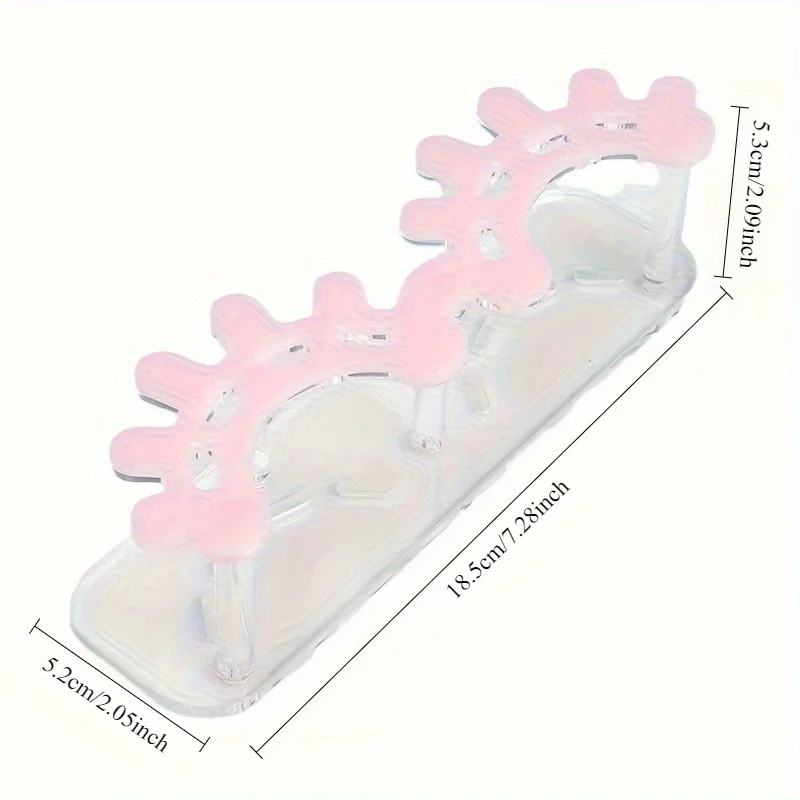 حامل ومنظم لملقط الرموش من الأكريليك، حامل تخزين احترافي متعدد الوظائف لأدوات تمديد الرموش