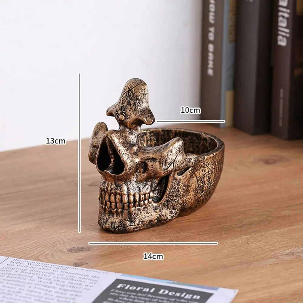 Creative Skull Glasses Holder Funny Anti-slip Glasses Display Stand Universal Crafts Desktop Eyeglass Holder