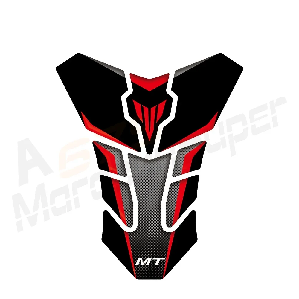 

Motorcycle MOTO For MT10 MT-10 MT09 MT07 FZ09 MT25 Gas Cap Raised Fuel Tank Pad Reflective Stickers Emblem Protection