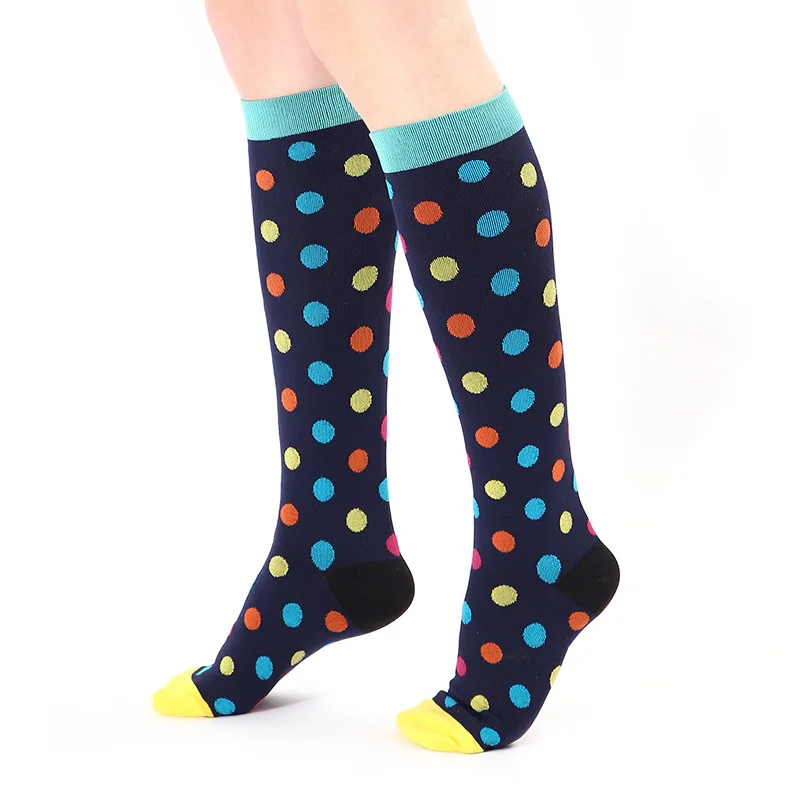 5 pairs lot pack sports elastic Compression stocking Nurse soccer outdoor Nylon breathable stocking protect feet