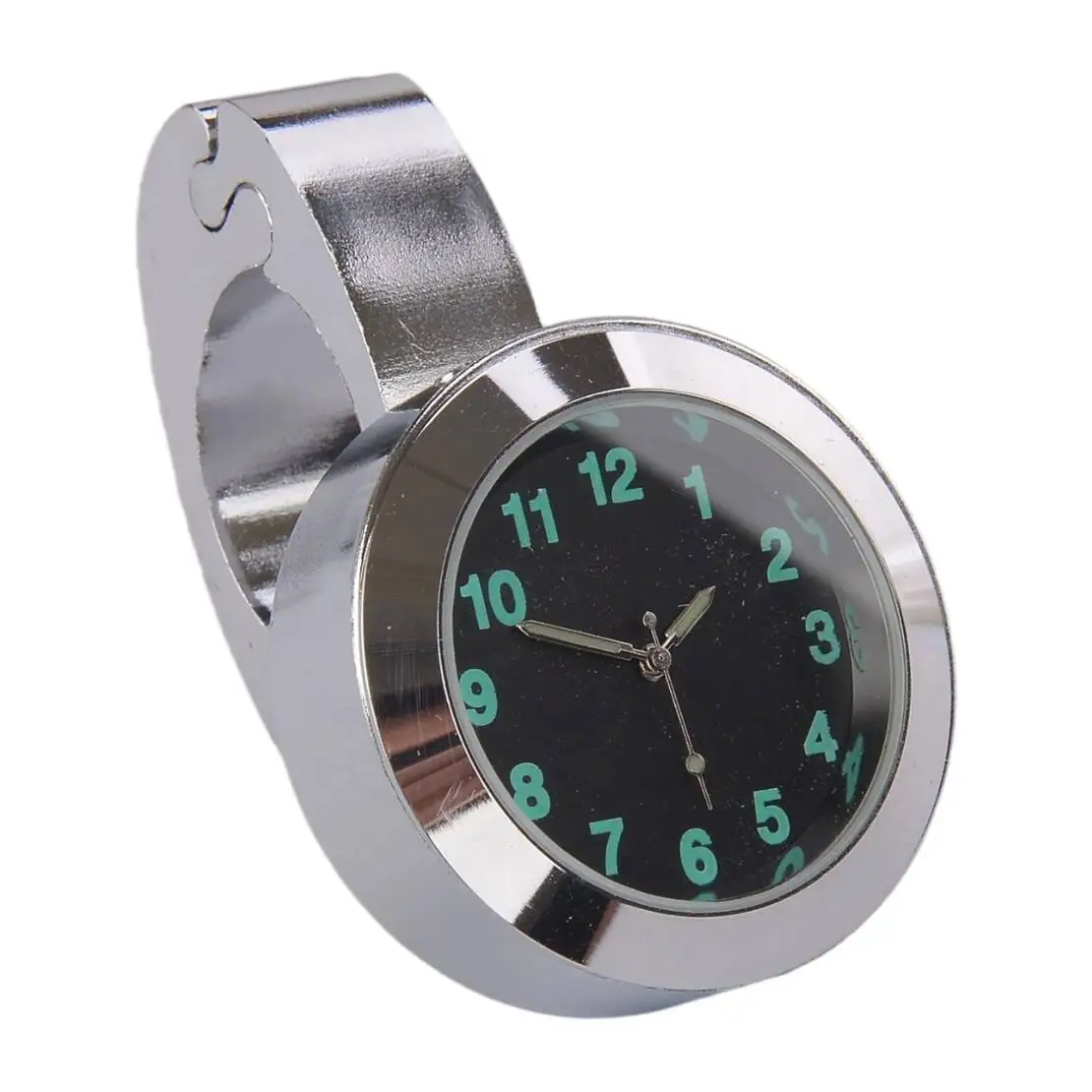Motorcycle Bicycle Bike ATV Handlebar Mount Luminous Digital Clock Watch Glow In the Dark Waterproof 7/8