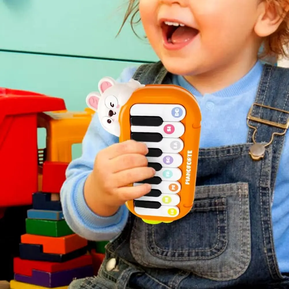 Mini clavier électrique pour l'éducation précoce, jouets musicaux électroniques, orgue d'apprentissage de la musique, lumière interactive