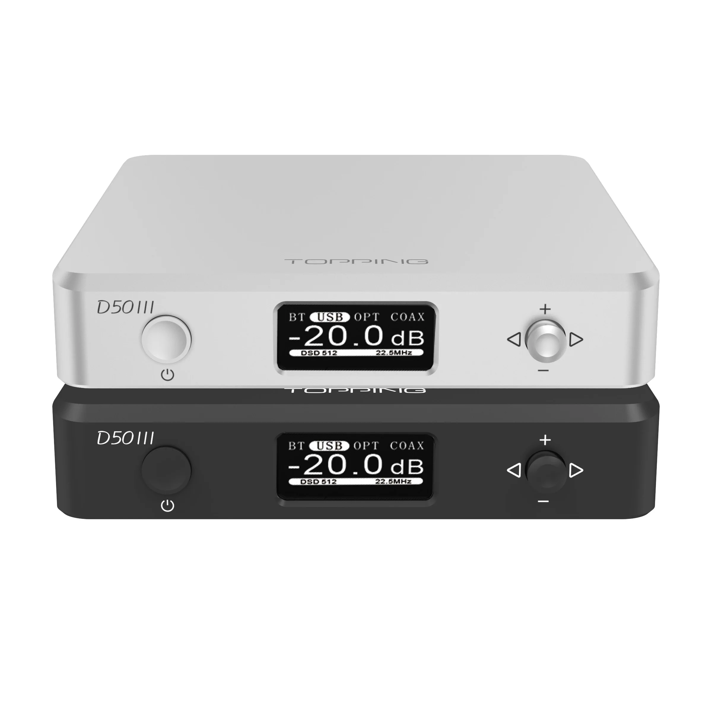TOPPING D50 III Desktop HiFi DAC Double ES9039Q2M PCM768 DSD512 With Remote Control D50 III Decoder