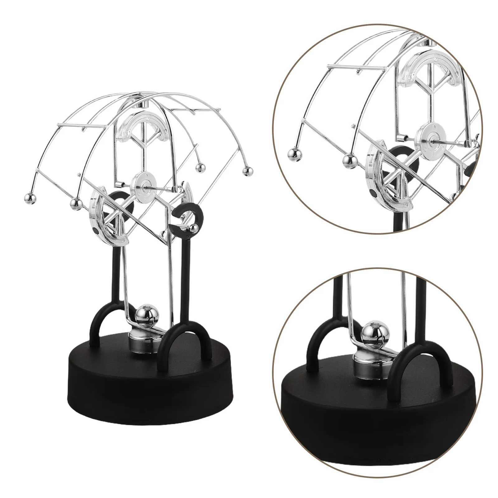 

Walker Desktop Ornaments Earth Perpetual Motion Device Toy Toys Machine Miniature Electronic Decorative