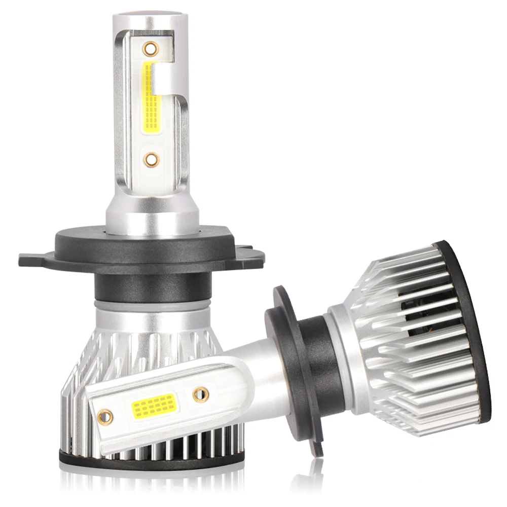 

2Pcs H7 H4 LED Headlight Turbo 9005 HB3 9006 HB4 12V Car Lights 16000LM 80W H11 H8 H9 Fog Light Bulb 6000K Auto Lamp