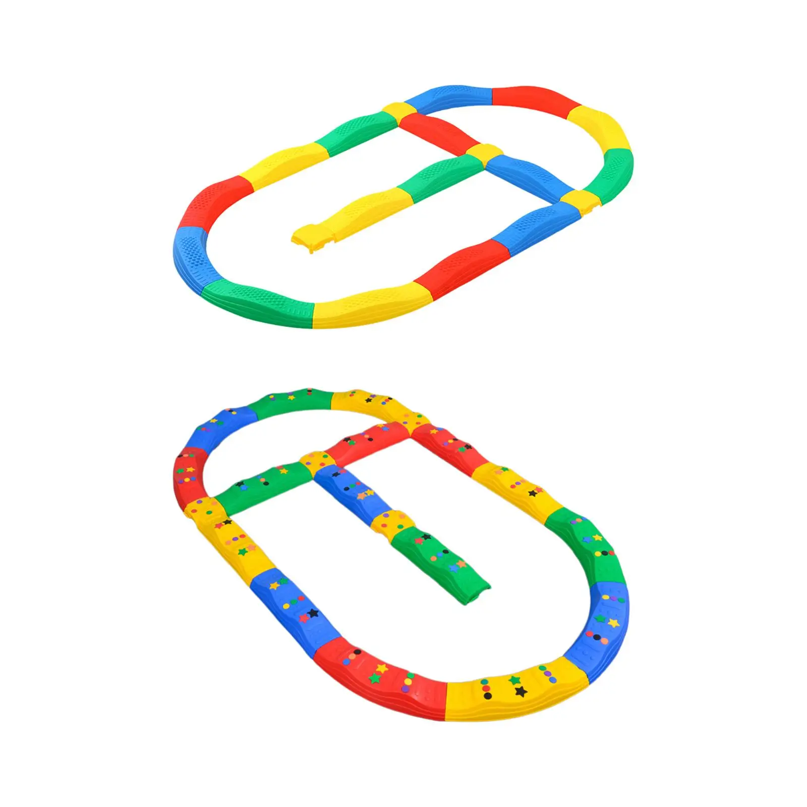 어린이 밸런스 빔 미끄럼 방지 인터랙티브 스테핑 스톤 게임, 스포츠 장난감 챌린지