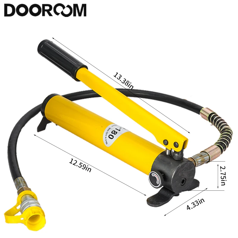 DOOROOM Hydraulic Pump CP-180 Hand Operated Pump Hydraulic Hand Pump Manual Punp for Connecting Crimping Head Portable New Tools