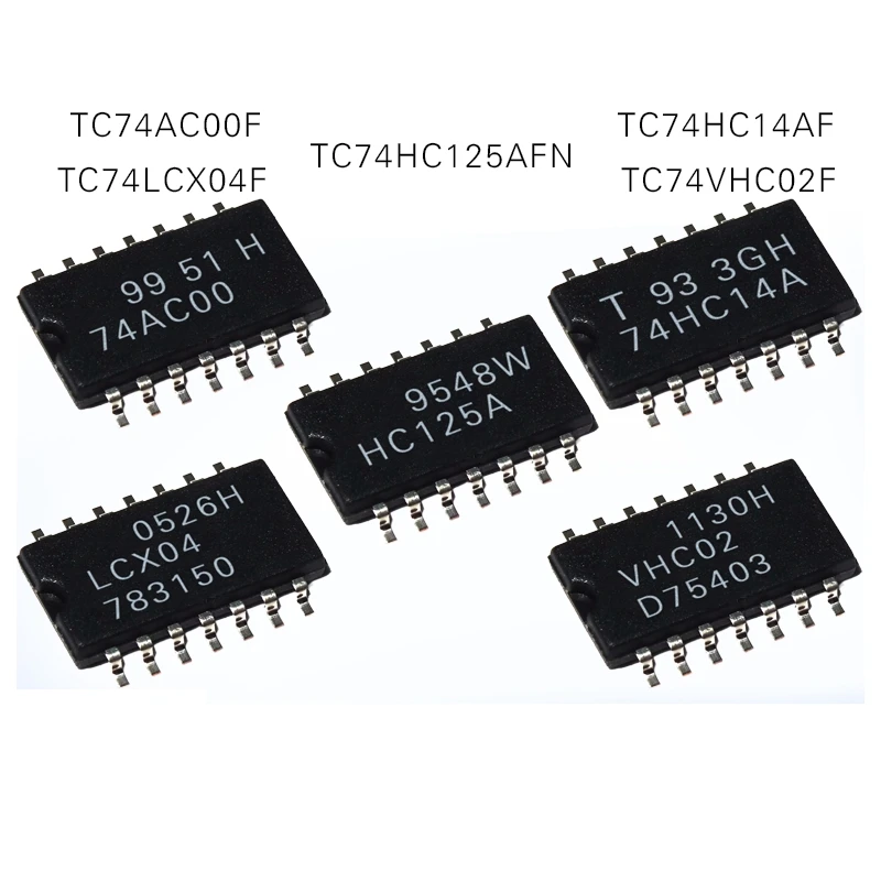 1PCS TC74HC14AF TC74AC00F TC74VHC02F TC74LCX04F TC74HC125AFN