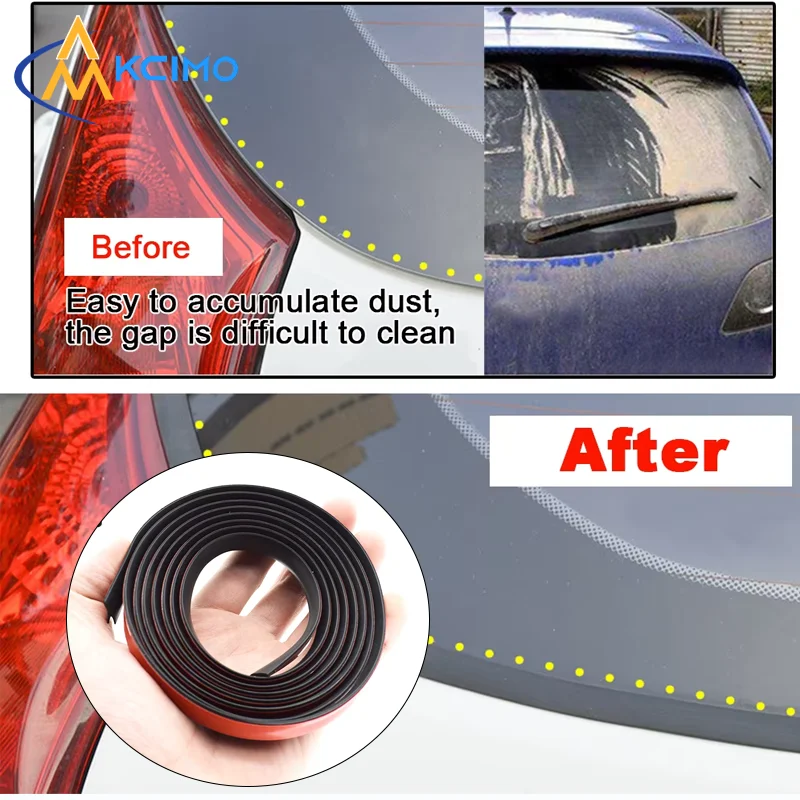 V-Shape Car Windshield Edge Seal Strip, Windscreen Panel Moulding Weatherstrip, Waterproof Noise Insulation Protector Strip