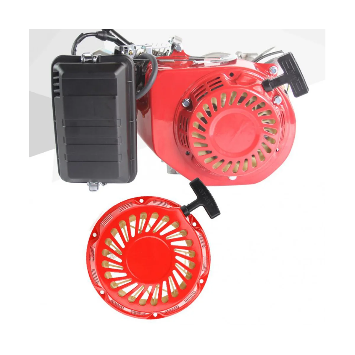 

188F 190 Pull Starter 6.5KW генератор энергии для GX340 GX390 GX610 бензиновый двигатель, запчасти для электрического бензинового генератора