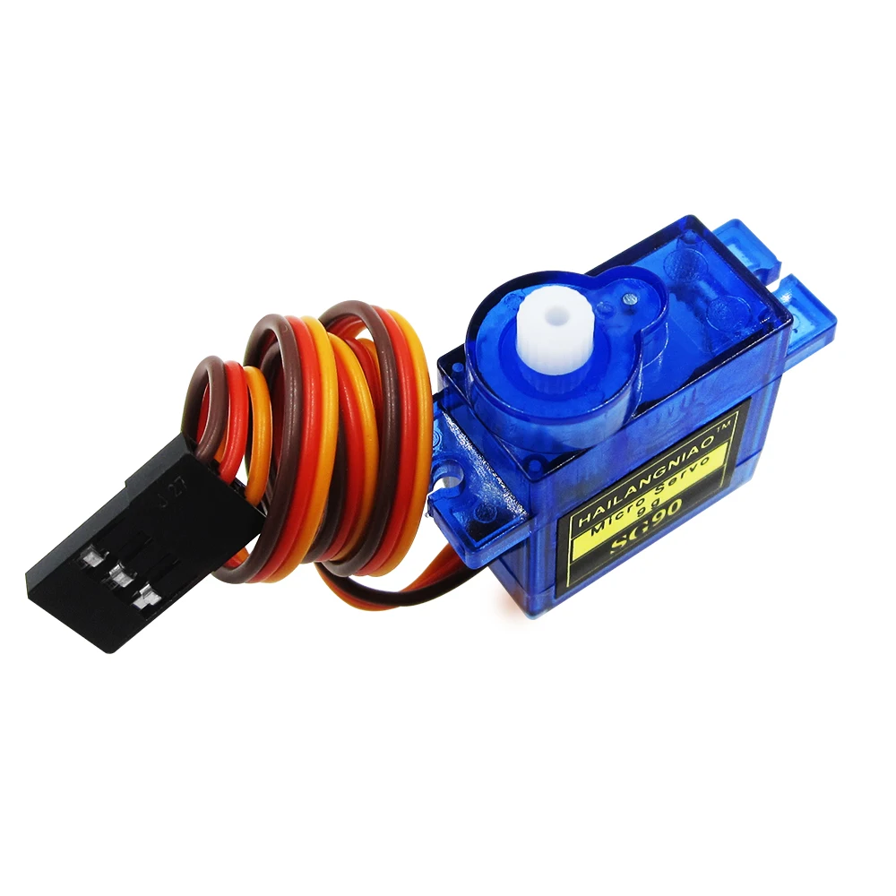 10 шт./лот SG90 9g мини микро сервопривод для RC для RC 250 450 вертолет самолет автомобиль 360 градусов/180 градусов 100% новый оригинал
