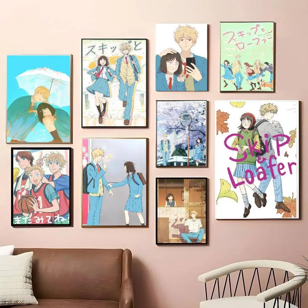 Skip And Loafer Anime Posters Living Room Bar Cafe Quality Canvas Vintage Style Comics Painting Art Home Wall Decor Picture