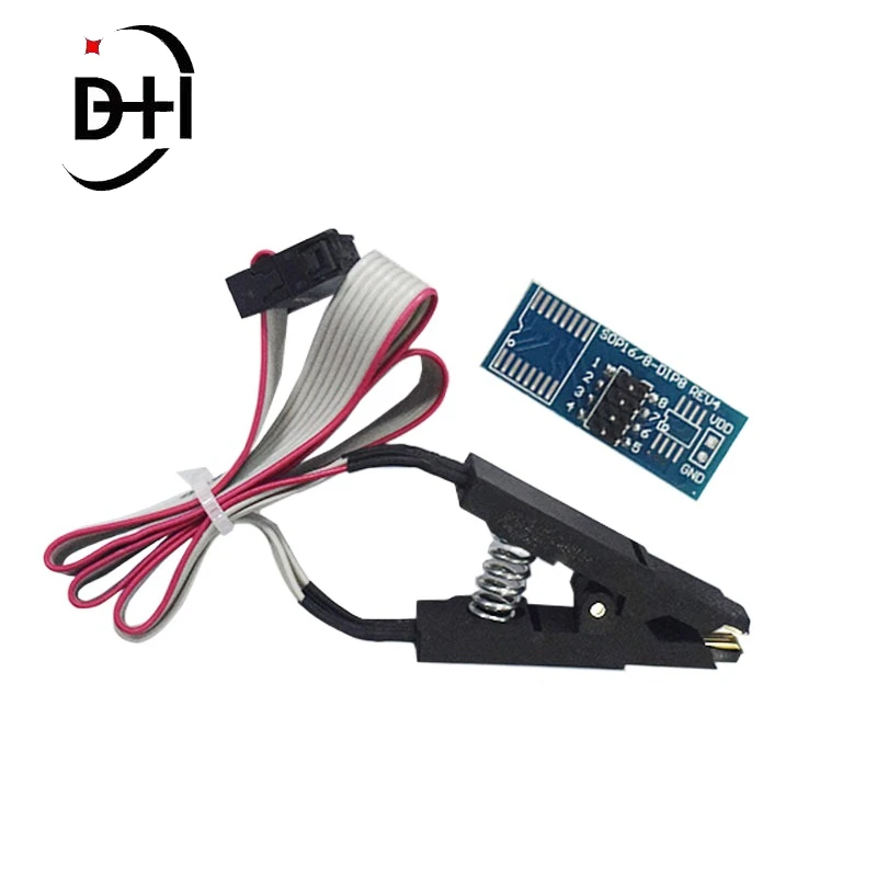 CH341A  CH341 24 25 Series EEPROM Flash BIOS USB Programmer Module + SOIC8 SOP8 Test Clip For EEPROM 93CXX / 25CXX / 24CXX