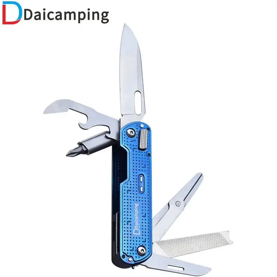 

Многофункциональный складной нож Daicamping DL15 DL21 DL19 Mini: портативный EDC-мультитул для выживания, тактический охотничий инструмент