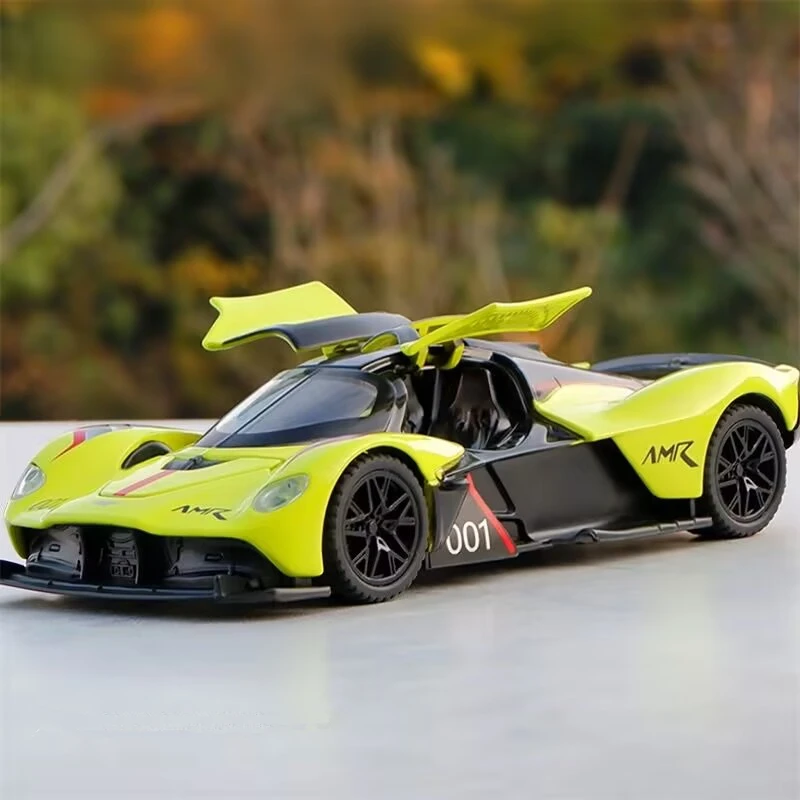 1/32 Valkyrie Alloy Sports Car Model Diecasts Metal Super Vehicles Car Model Simulation Sound and Light Collection Kids Toy Gift