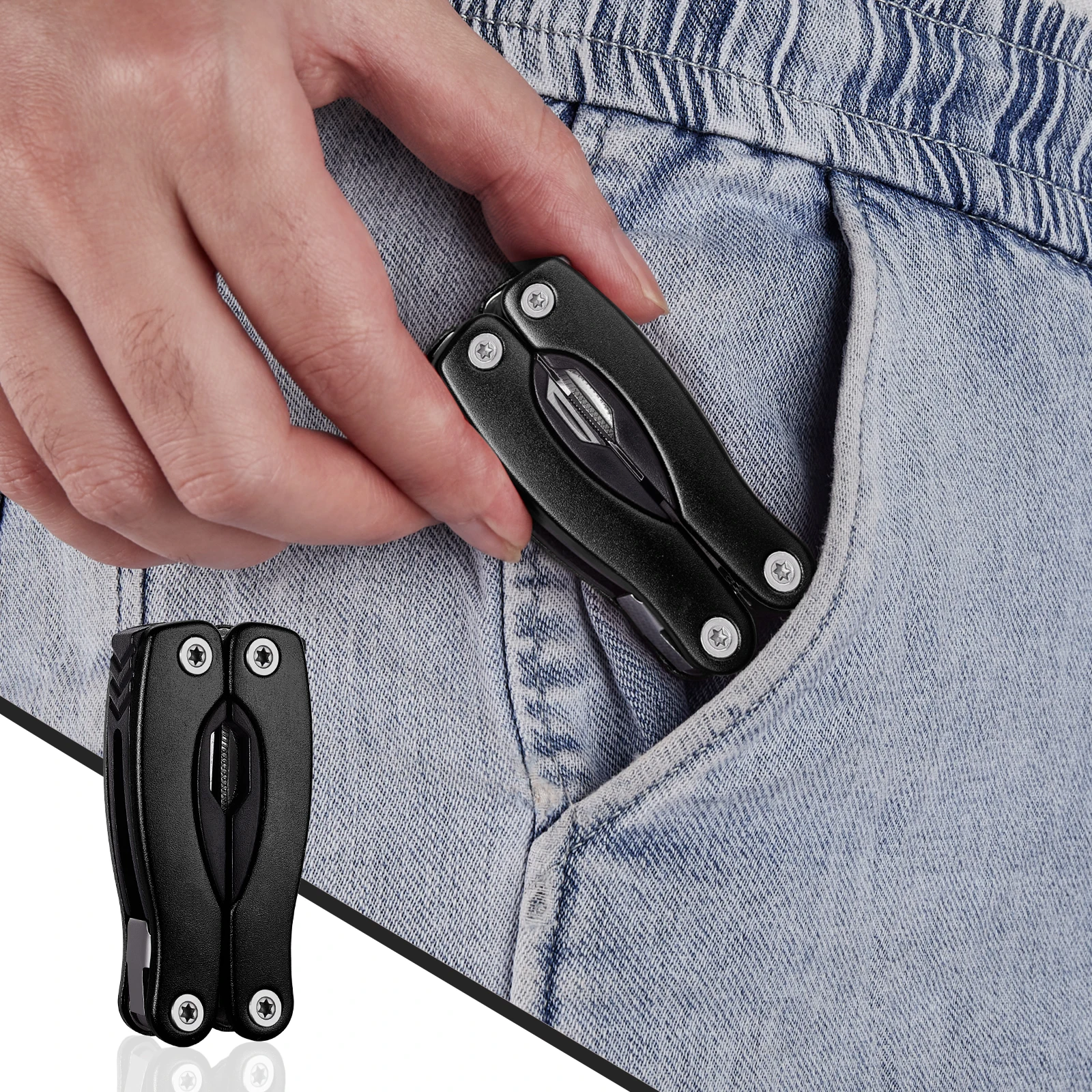 Draagbare Zak Multitool Tang Mes Schroevendraaier Handgereedschap Voor Outdoor Survival Kamperen Jacht En Wandelen Geschenken Voor Mannen