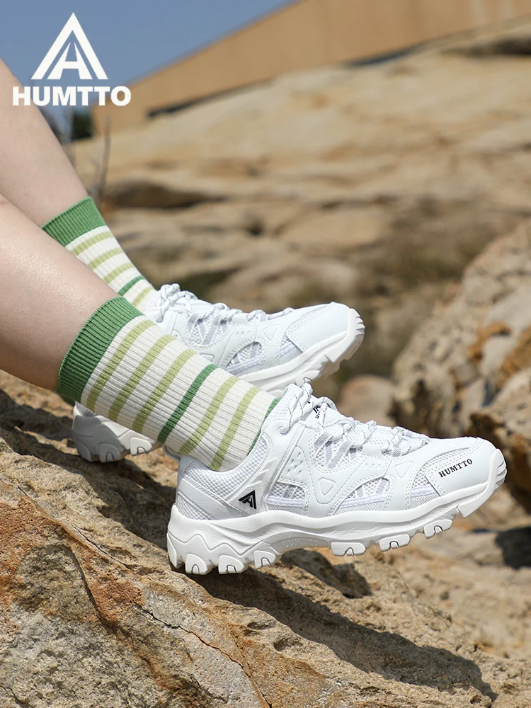 HUMTTO Women Hiking Shoes  Spring Outdoor Sports Walking shoes Trekking Sneakers Ankle Boots Breathable casual Climbing Shoes