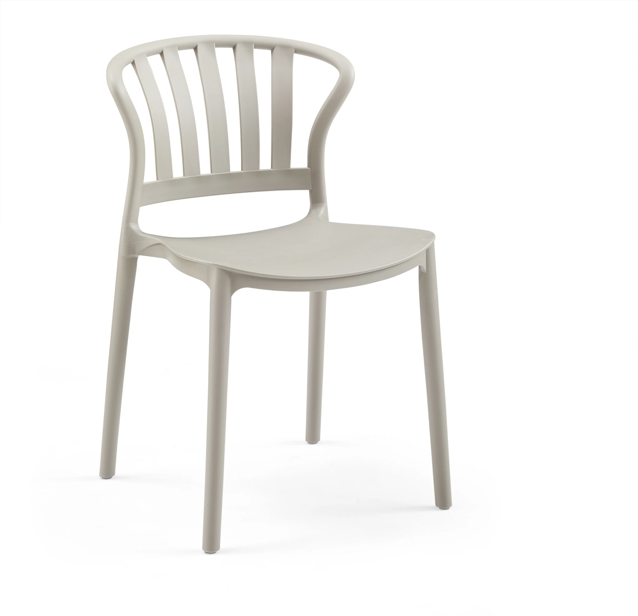 & Modern Wholesale Stackable Resin Pp Chair for Dining Colorful Garden Plastic Chair for Indoor Use for Coffee Shops Restaurants