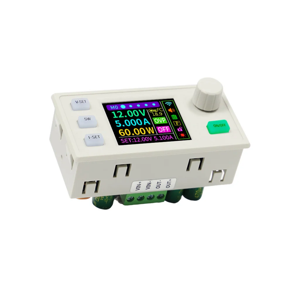 SK120S 120W Adjustable Voltage Current DC Power Supply with MPPT Solar Charging and 1.8 Inch Full View Color LCD