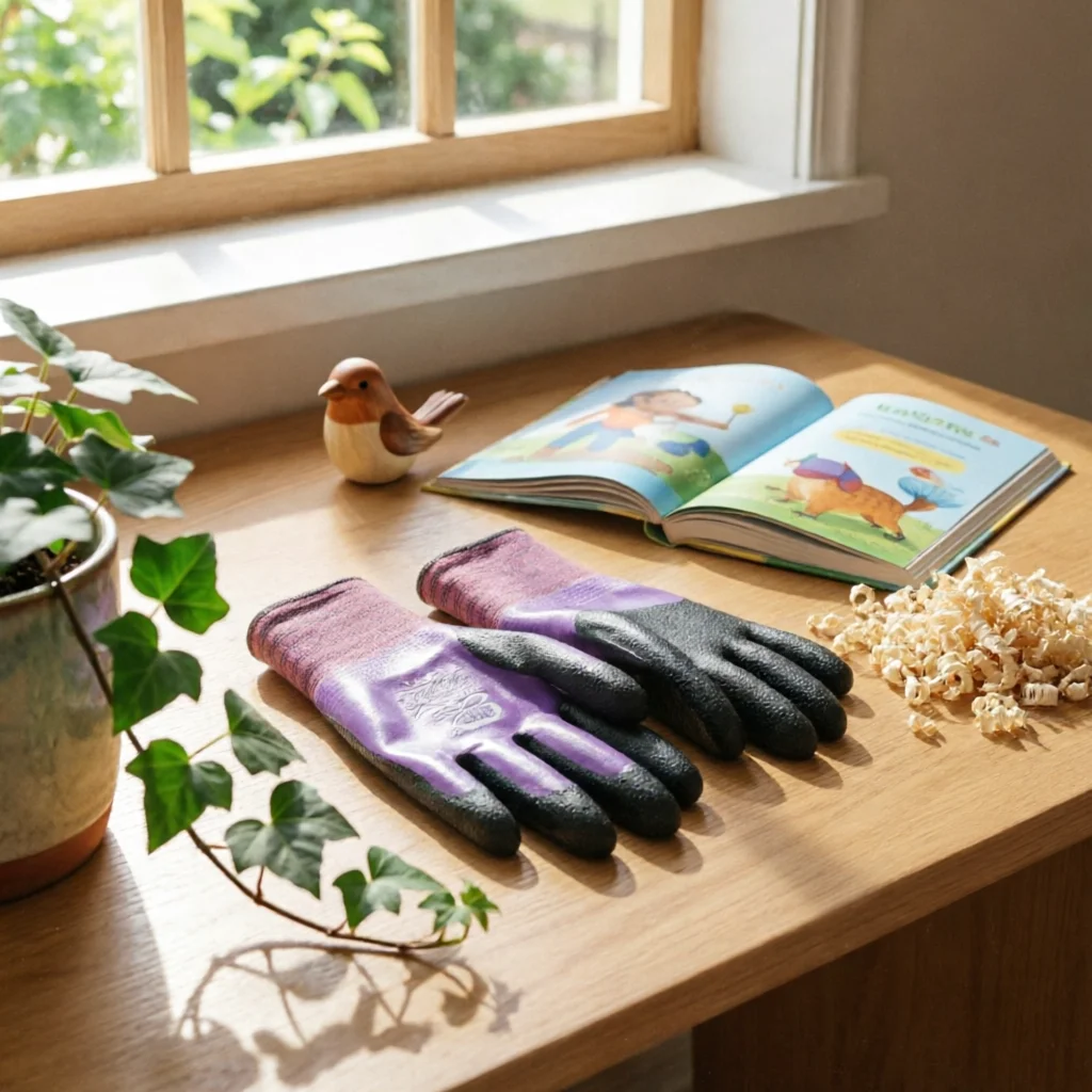 Hand Protection Gloves Dark-Coated Palm Textured Grip Gloves Slip Resistant Breathable Long-Lasting Machine Washable