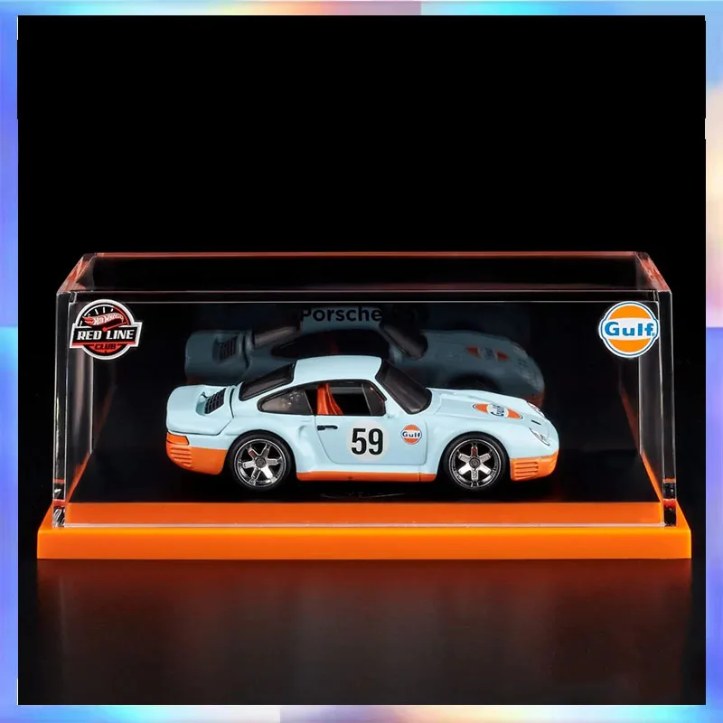 

2025 1/64 Hot Wheels Red Line Diecast Car Model RLC Porsche 959 Collectible Model Room Ornament Boy Birthday Toy Gift