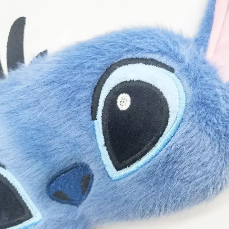 Urocza maska na oczy Stitch Anime Disney Cartoon Pluszowa maska do spania Miękka, oddychająca maska podróżna dla kobiet i mężczyzn na prezent