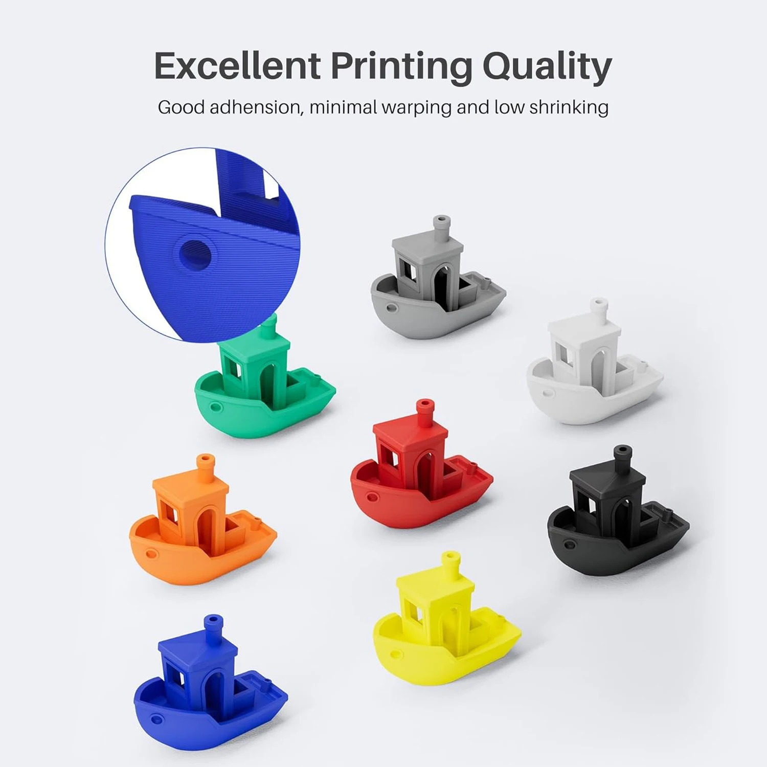 3D-Druck PLA-Filament 250g 80M Länge 1,75mm Durchmesser Premium-Qualitätsmaterialien – Detail 6