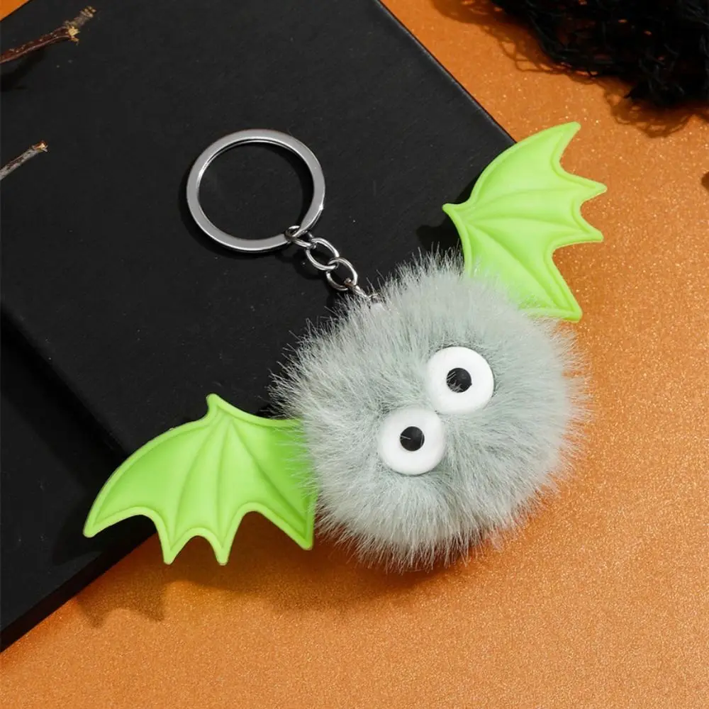 Cute Plush Pendants Plush Bat Doll Keychain Bag Pendants Car Hanging Halloween Keychain Bag Charms Key Ring Couple Gifts