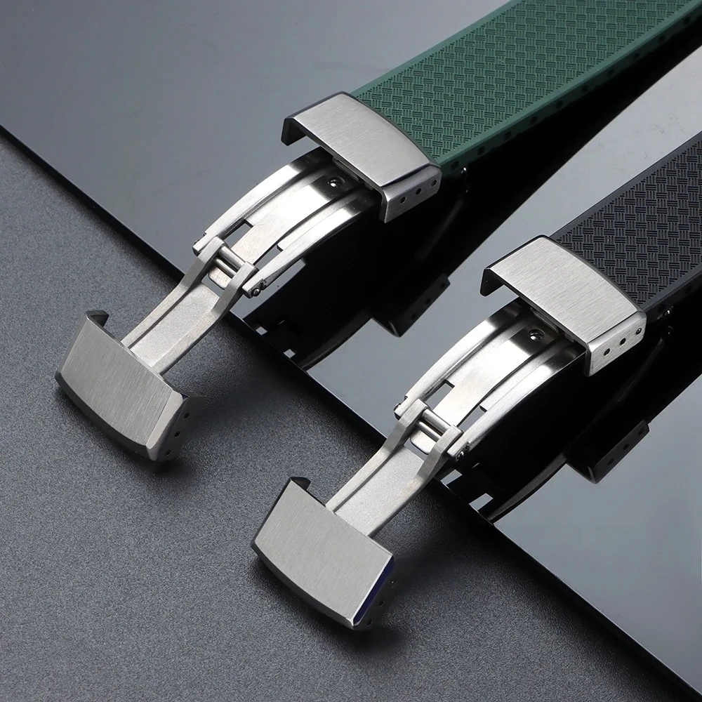 مشبك نشر زنبركي من Delugs مناسب تمامًا لساعة رولكس كارتييه أوميغا الأصلية ومشبك حزام الساعة البديل